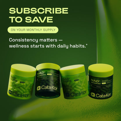 NMN Supplement Alternative – Liposomal NAD+ Supplement – Third-Party Tested – NAD CORE – 30-Day Supply – 60 Capsules